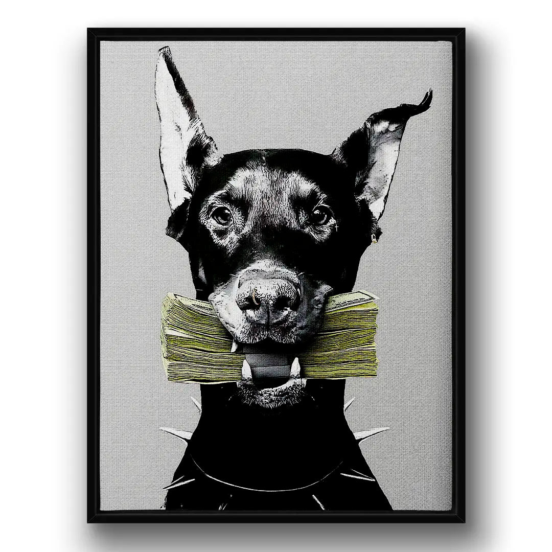 Cash Doberman | Obraz