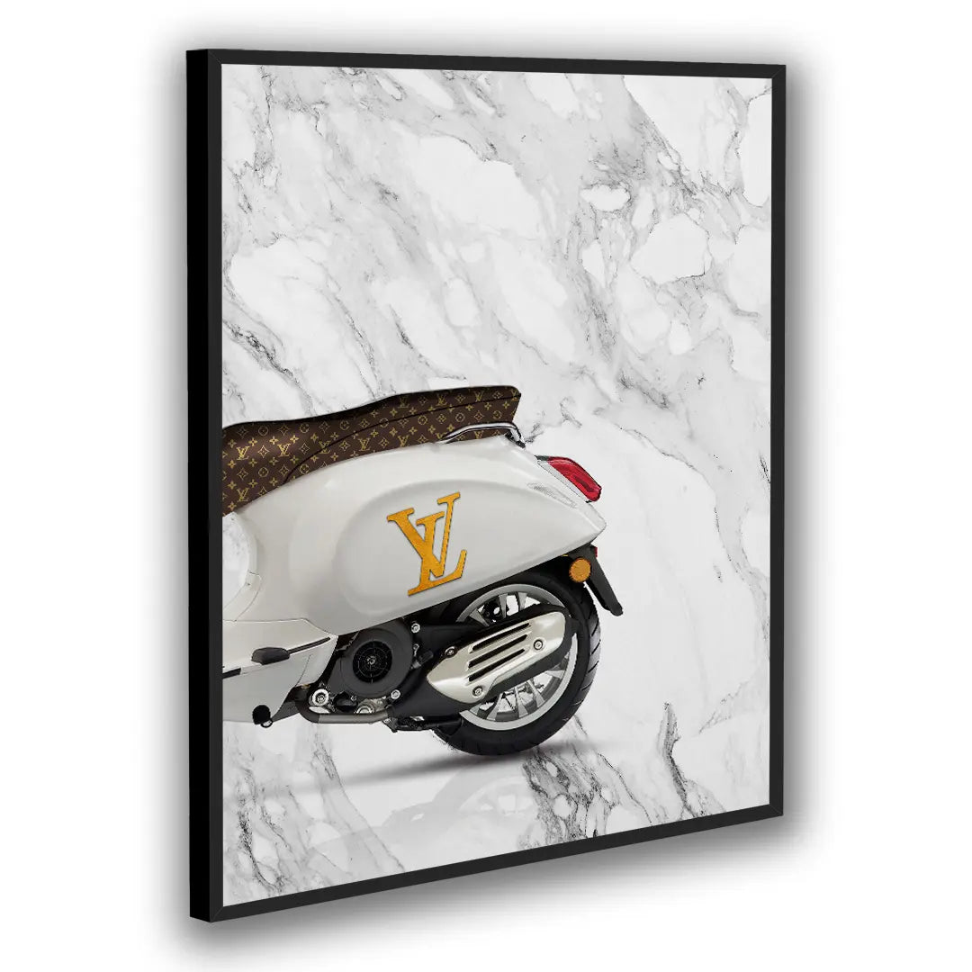 Vespa Louis Vuitton Tył | Plakat