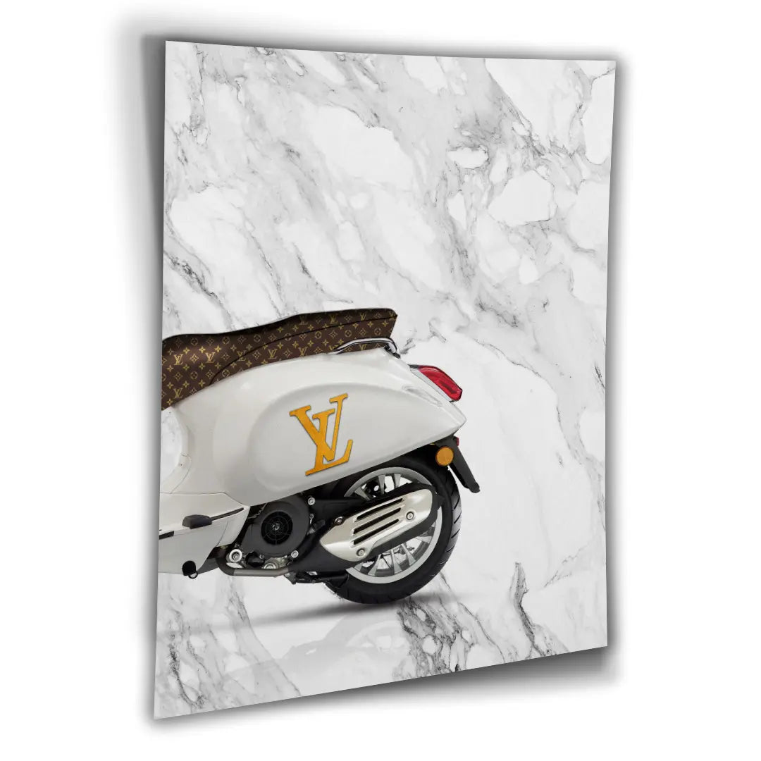 Vespa Louis Vuitton Tył | Plakat