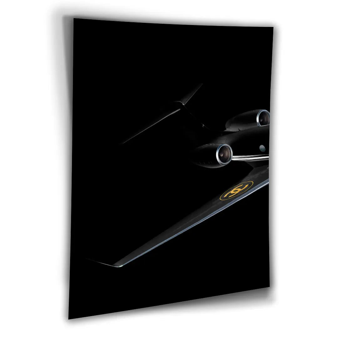 Chanel Prywatny Odrzutowiec Tył | Plakat