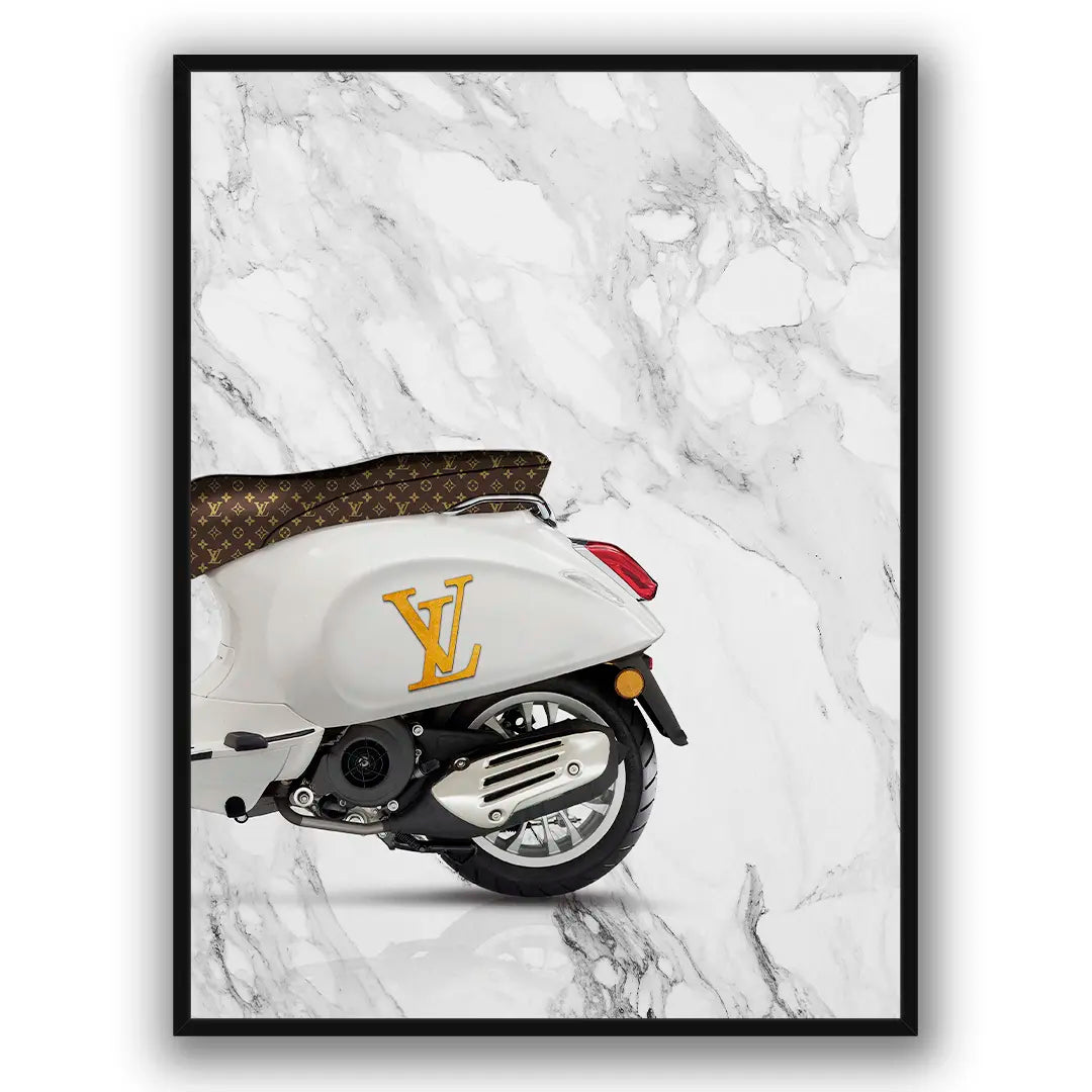Vespa Louis Vuitton Tył | Plakat