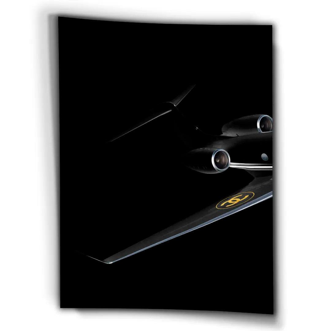 Chanel Prywatny Odrzutowiec Tył | Plakat