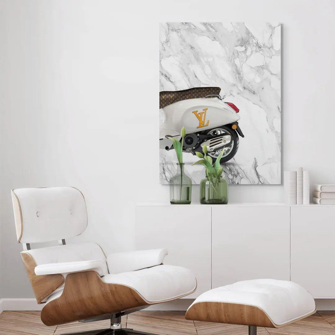Vespa Louis Vuitton Tył | Plakat