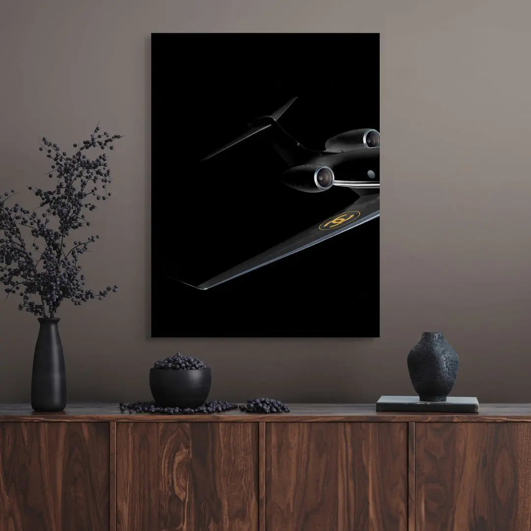 Chanel Prywatny Odrzutowiec Tył | Plakat