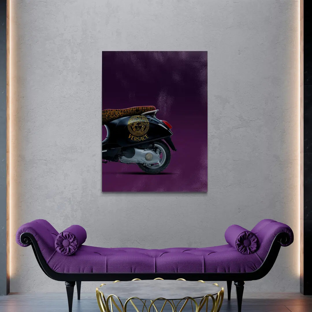 Vespa Versace Tył | Plakat