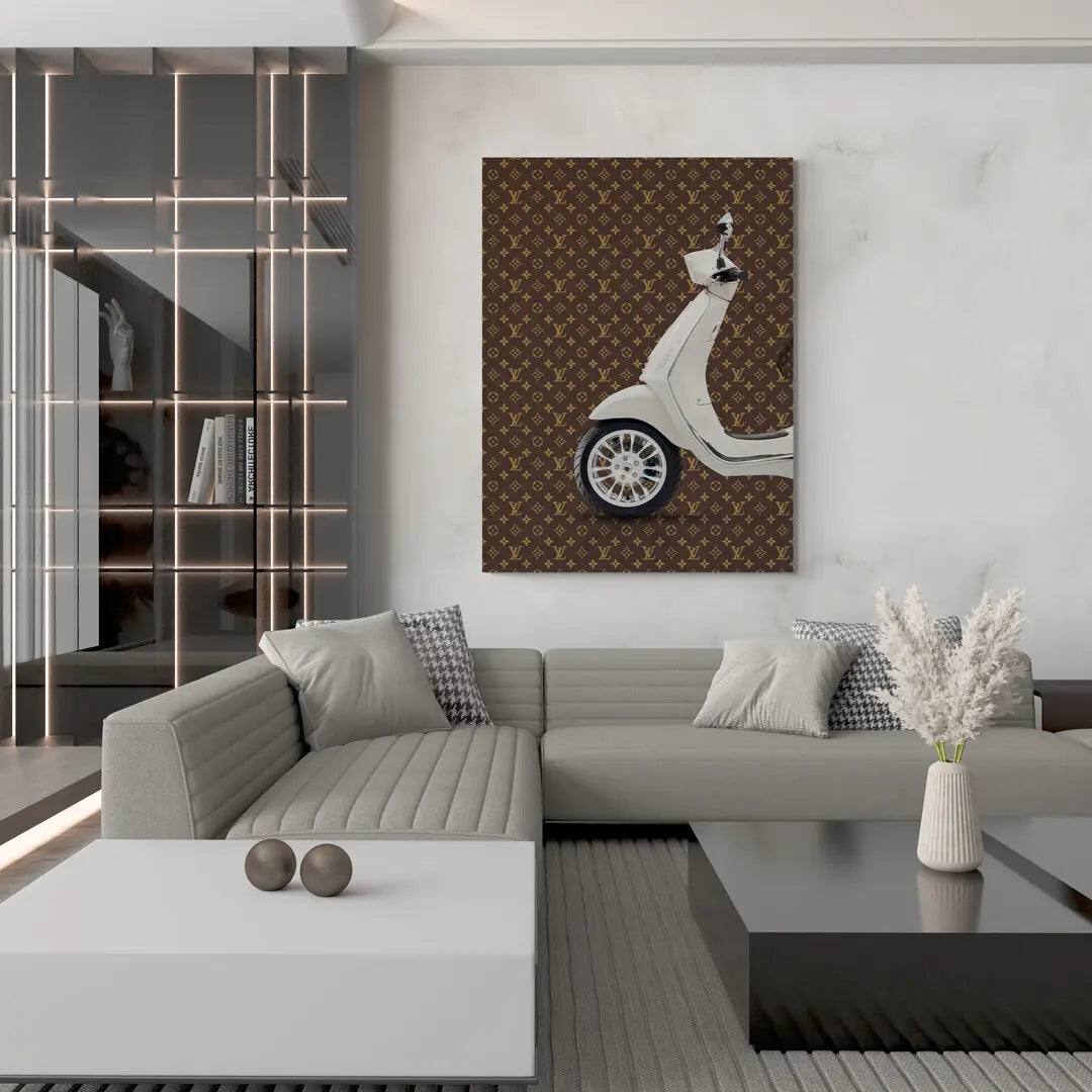 Vespa Louis Vuitton Przód | Plakat