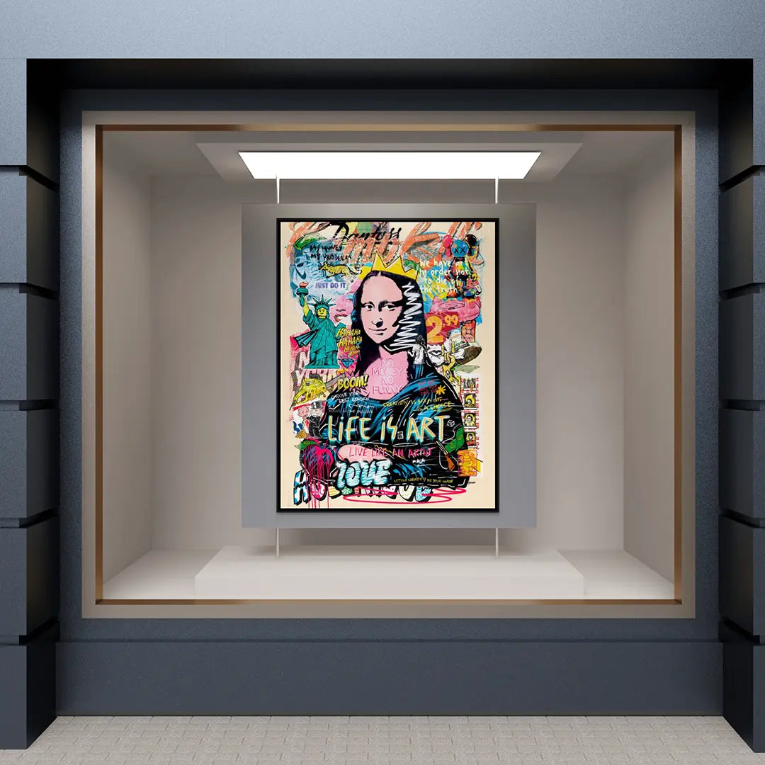 Mona Lisa - Life Is Art | Obraz