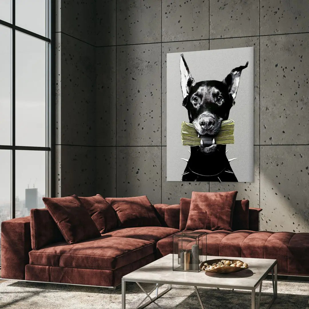 Cash Doberman | Obraz