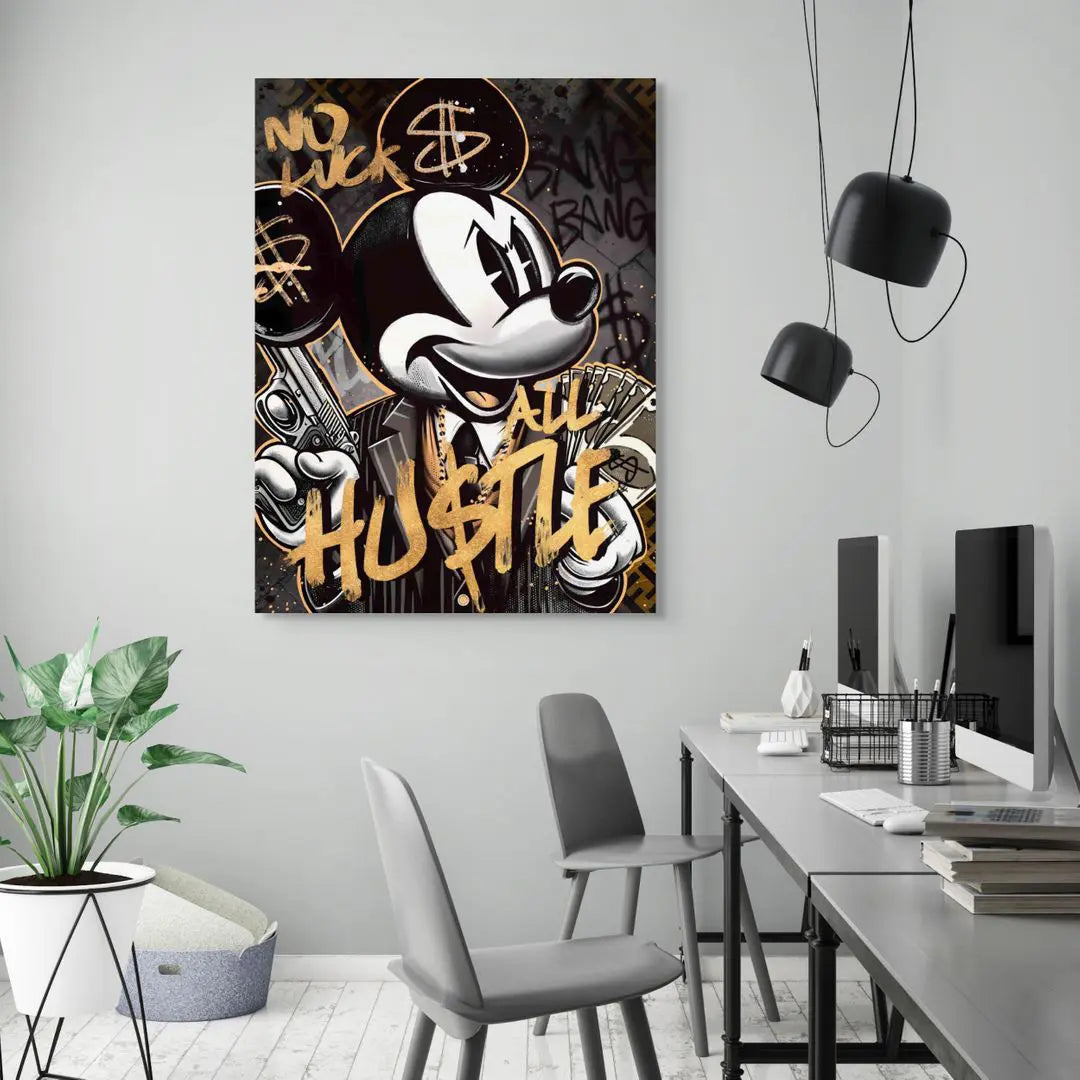All Hustle Mickey | Plakat