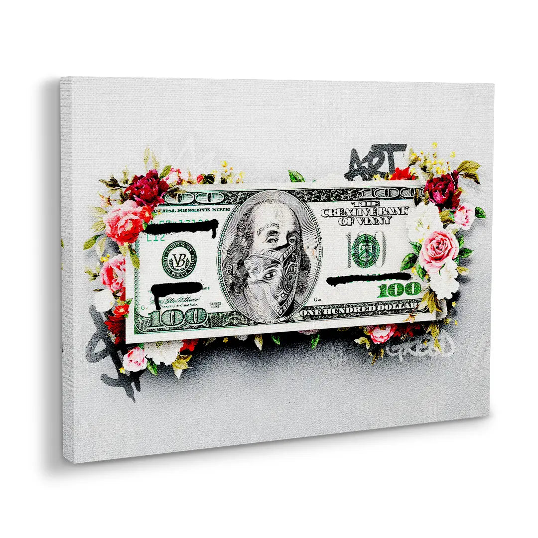 Money & Roses | Obraz