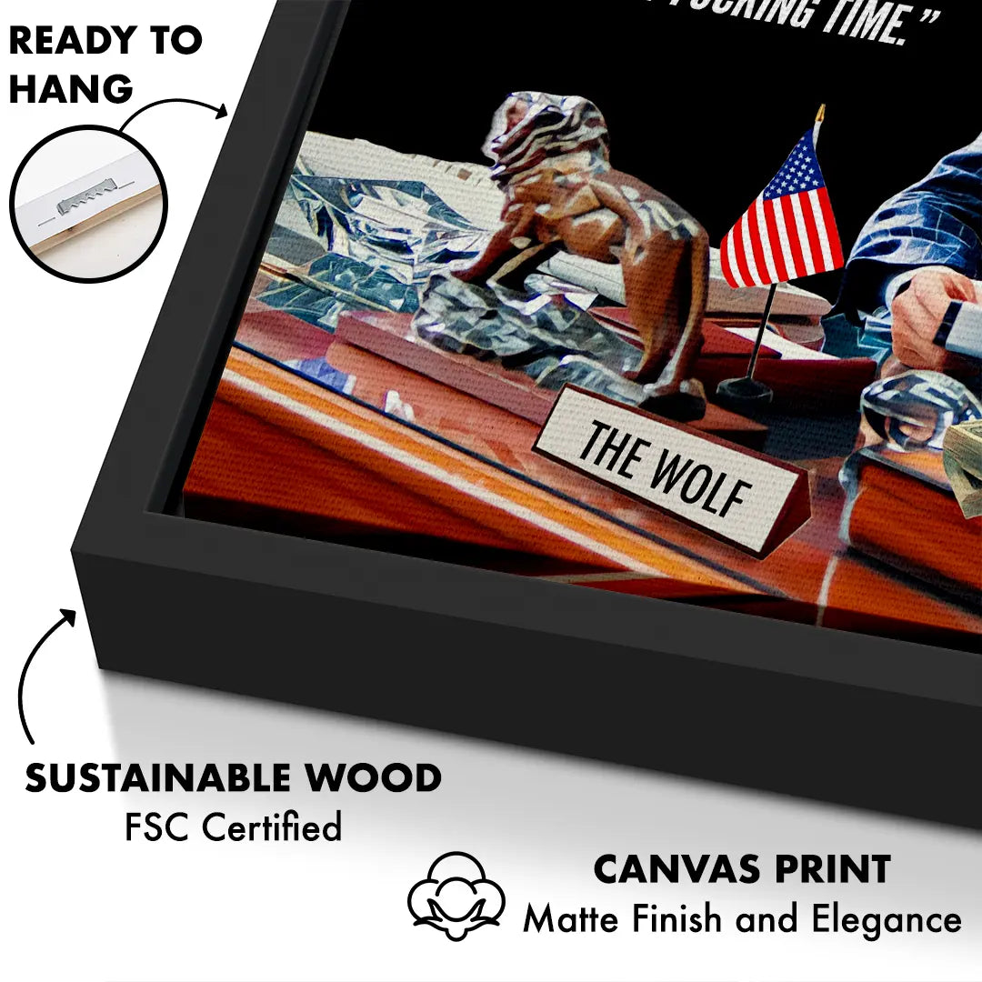 The Wolf - There Is No Nobility In Poverty | Obraz