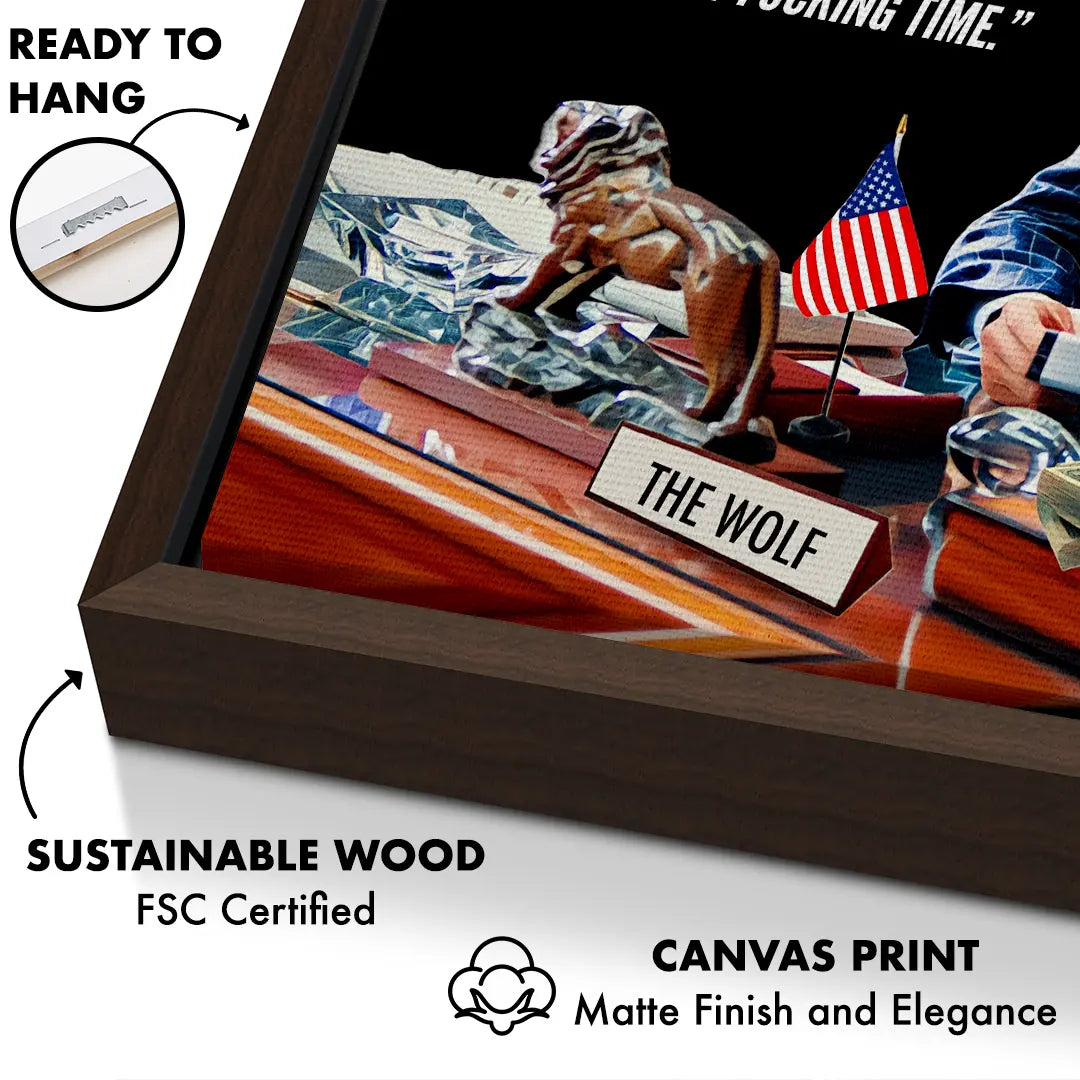 The Wolf - There Is No Nobility In Poverty | Obraz