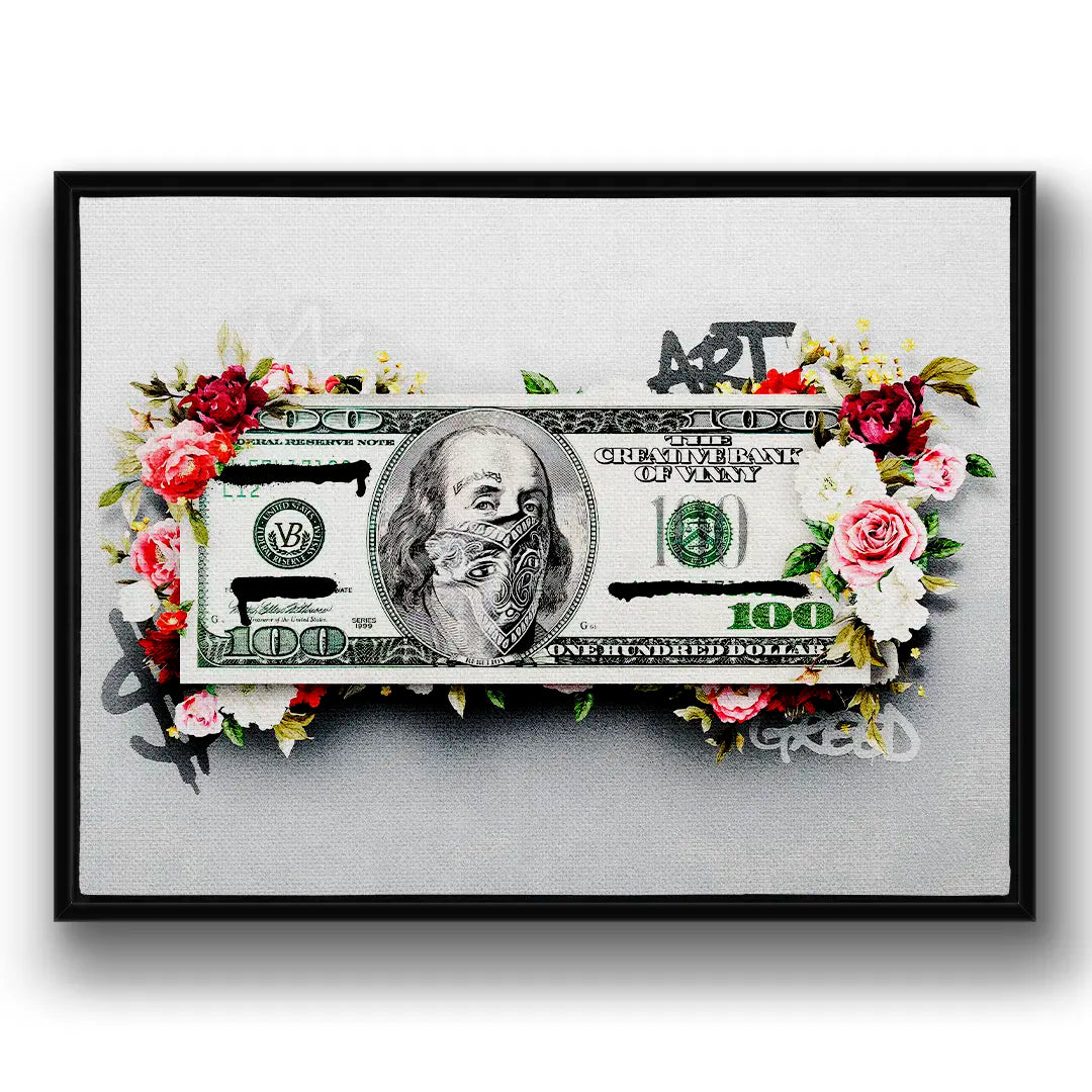 Money & Roses | Obraz