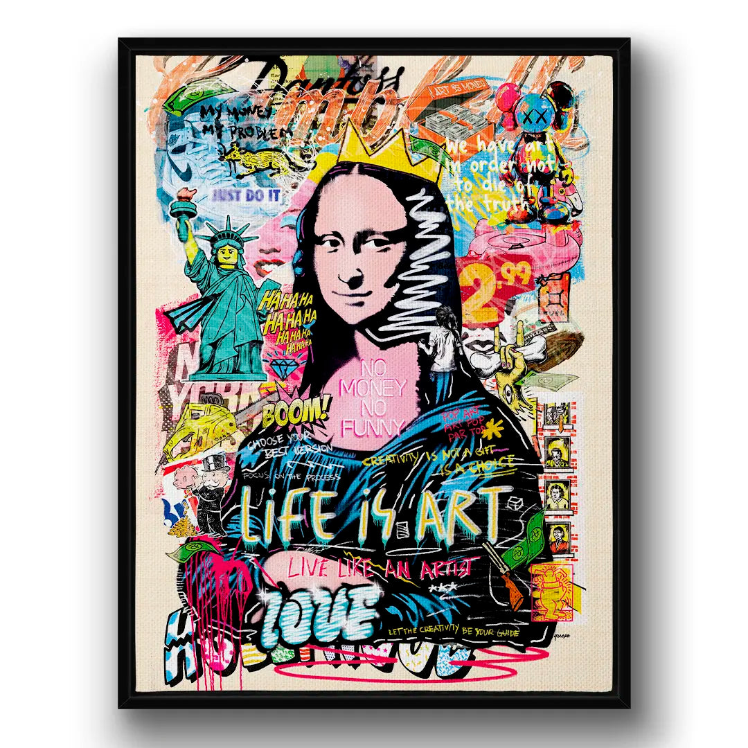 Mona Lisa - Life Is Art | Obraz