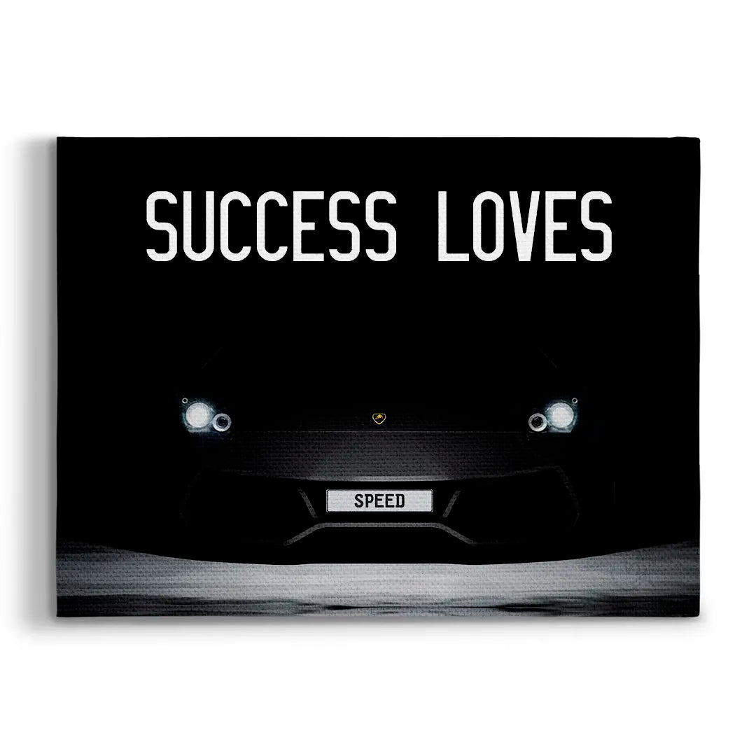 Success Loves Speed | Obraz