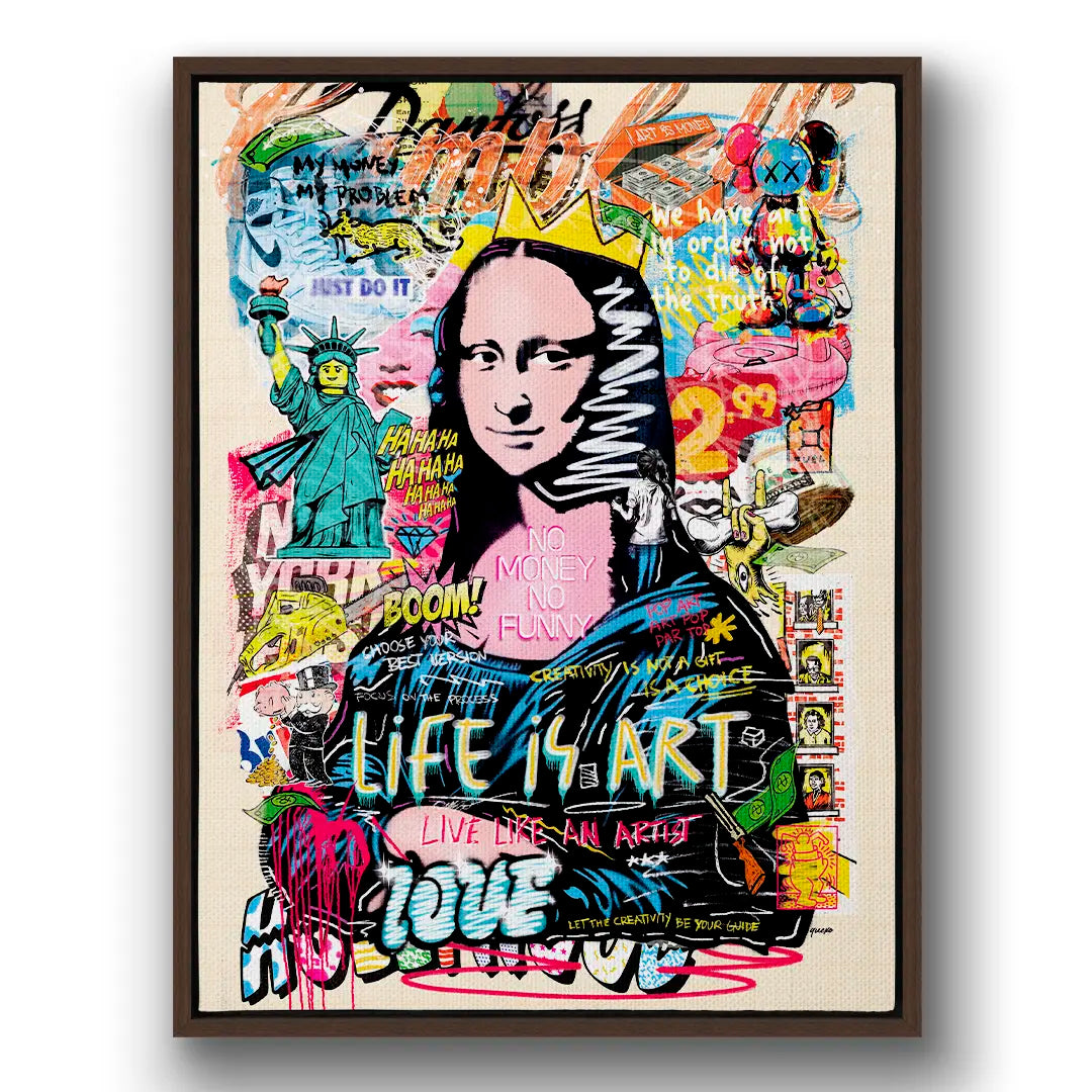 Mona Lisa - Life Is Art | Obraz