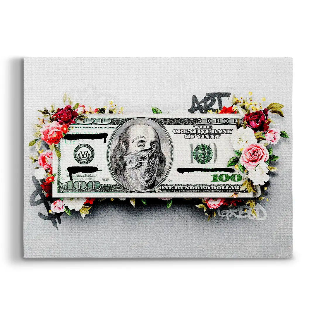 Money & Roses | Obraz