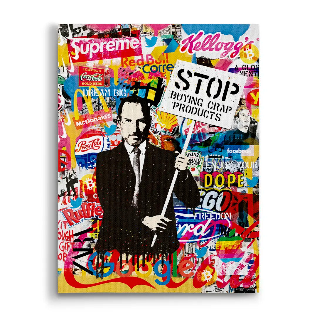 Steve Jobs: Stop Buying Crap Products | Obraz