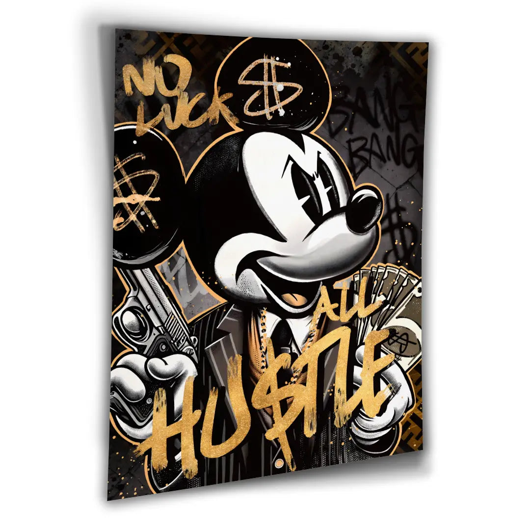 All Hustle Mickey | Plakat