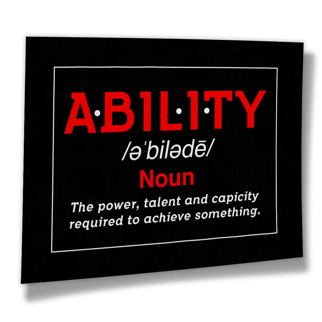 Ability Definicja | Plakat