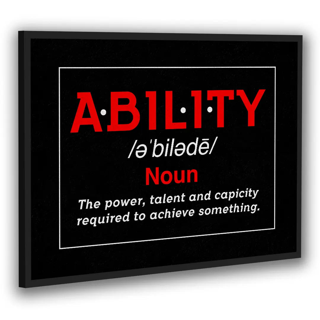 Ability Definicja | Plakat