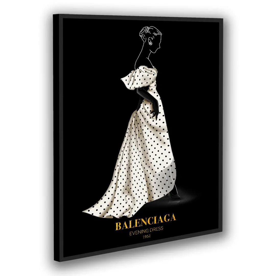 Balenciaga Ikoniczna Sukienka | Plakat