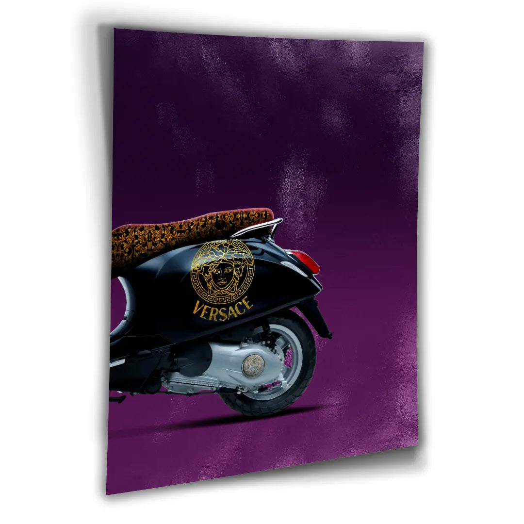Vespa Versace Tył | Plakat