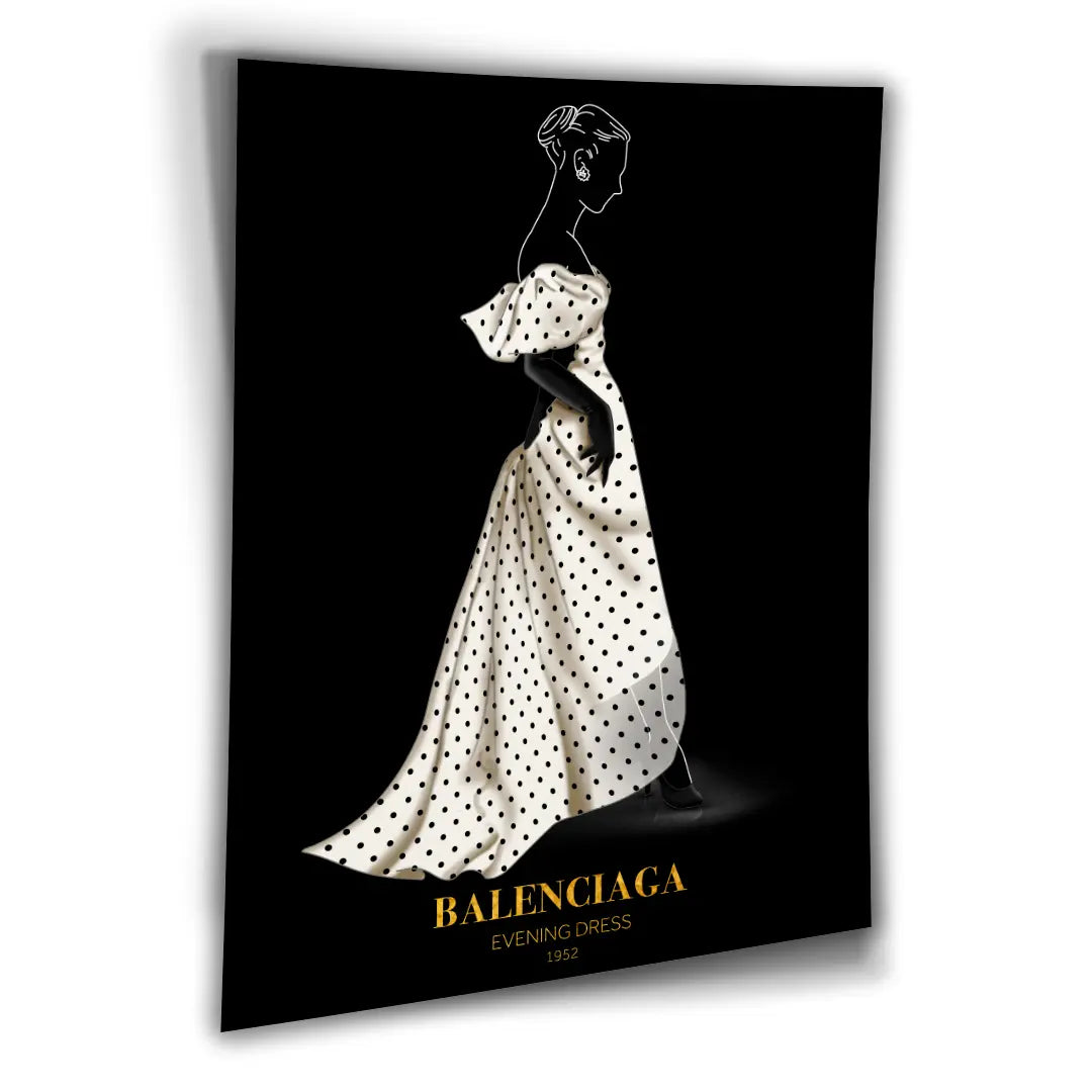 Balenciaga Ikoniczna Sukienka | Plakat