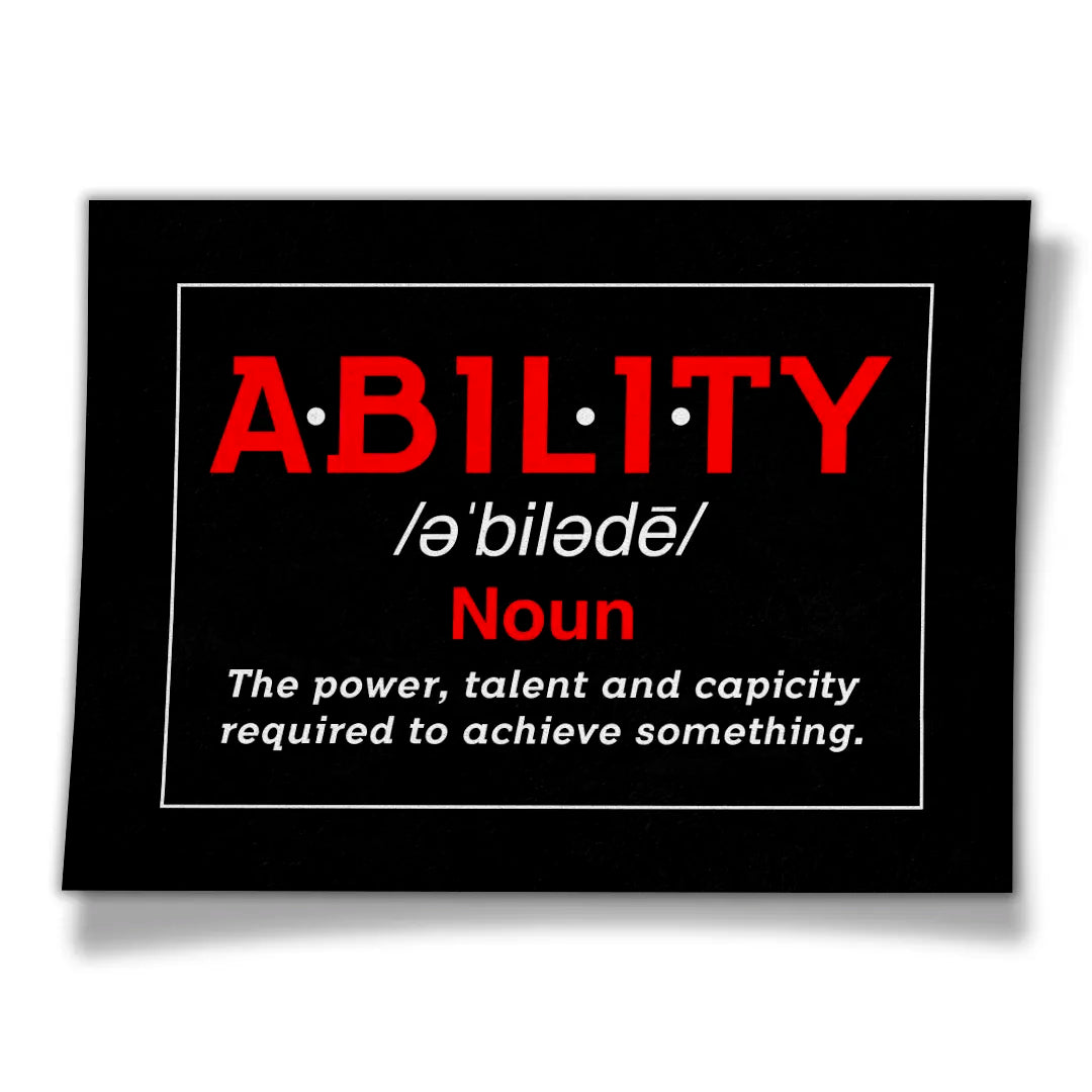 Ability Definicja | Plakat