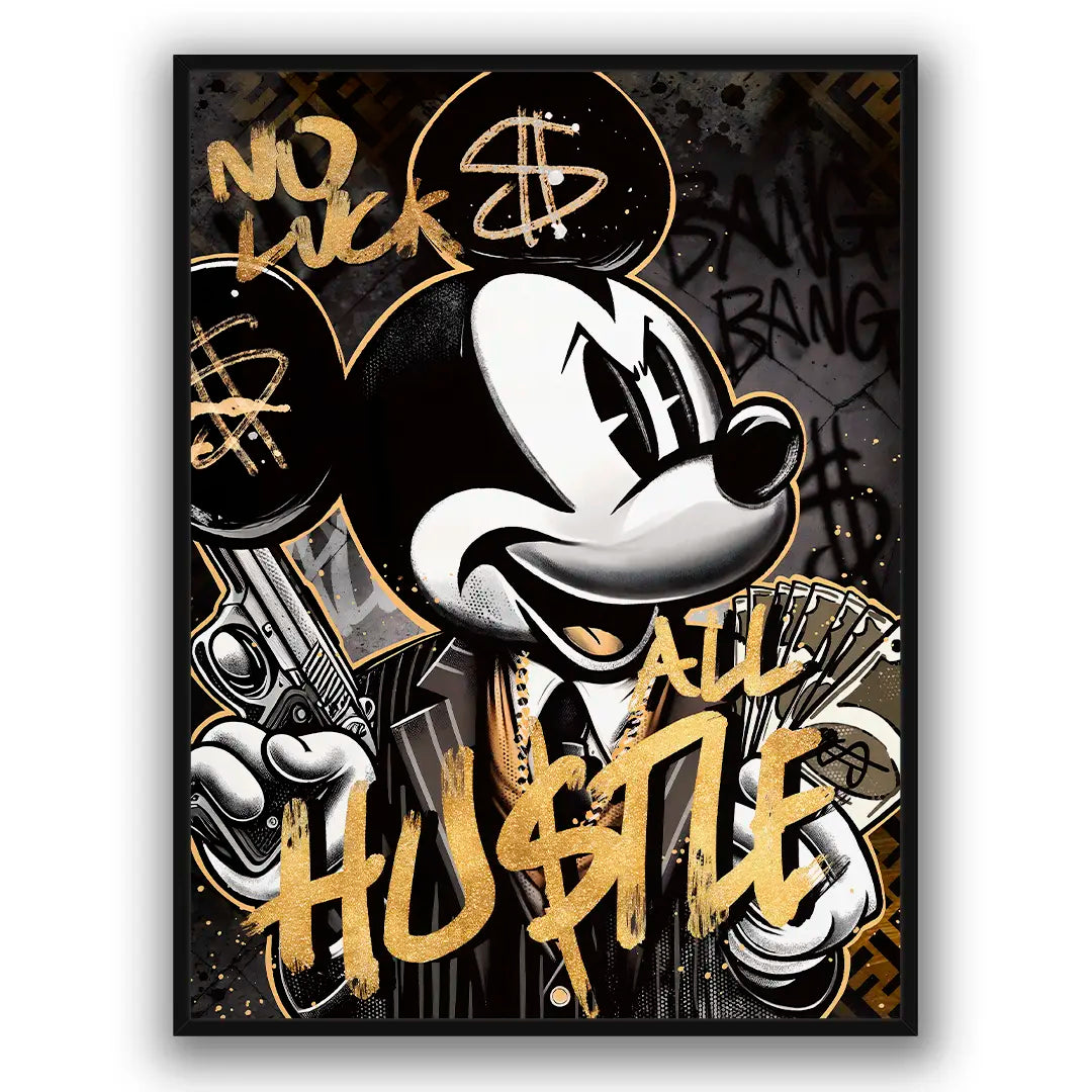 All Hustle Mickey | Plakat