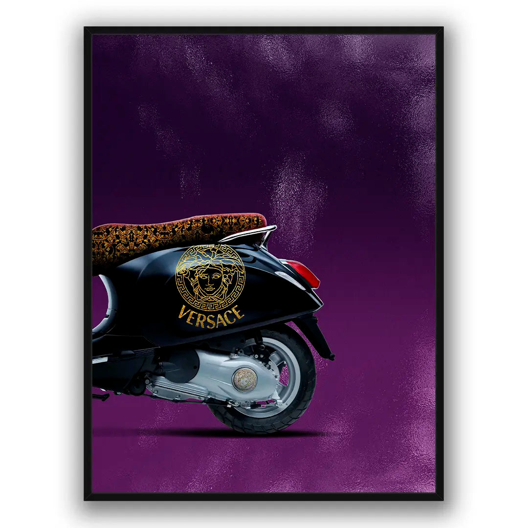 Vespa Versace Tył | Plakat