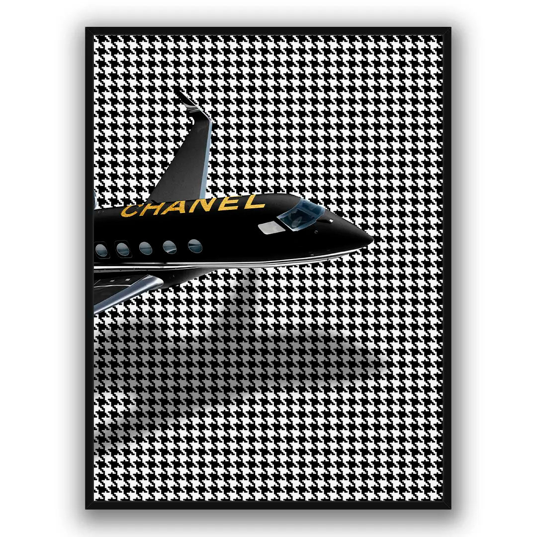 Chanel Prywatny Odrzutowiec | Plakat