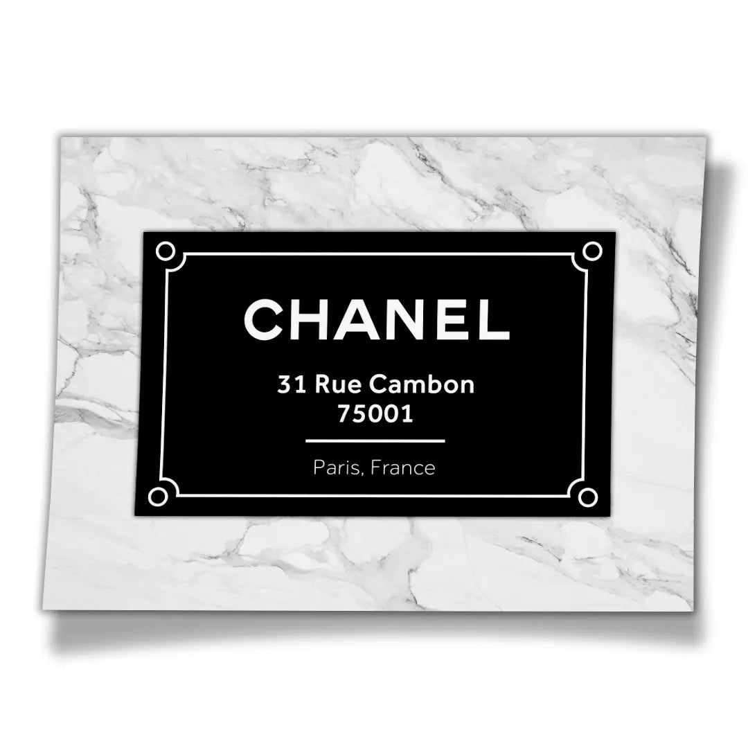 Szyld Chanel | Plakat