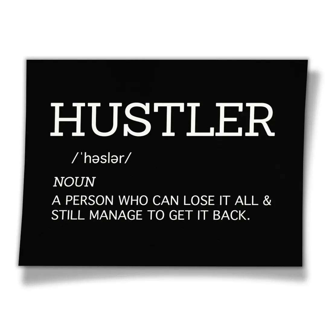 Hustler Definicja | Plakat