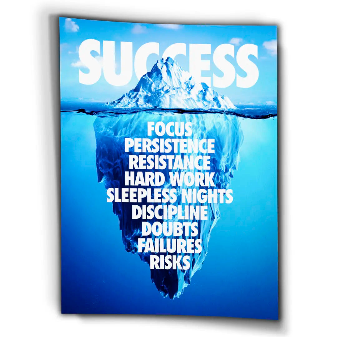 Success Iceberg | Plakat