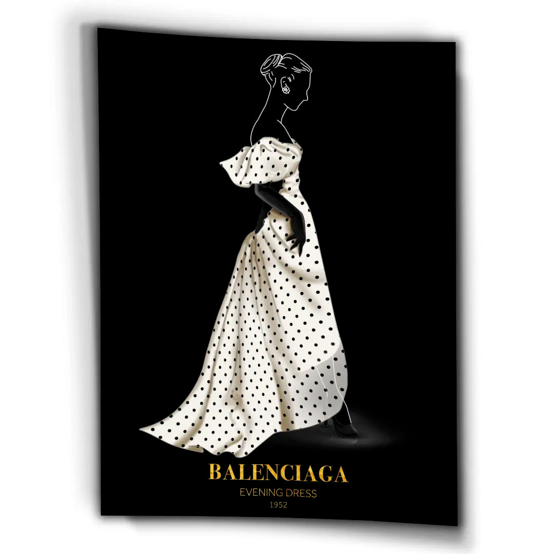Balenciaga Ikoniczna Sukienka | Plakat