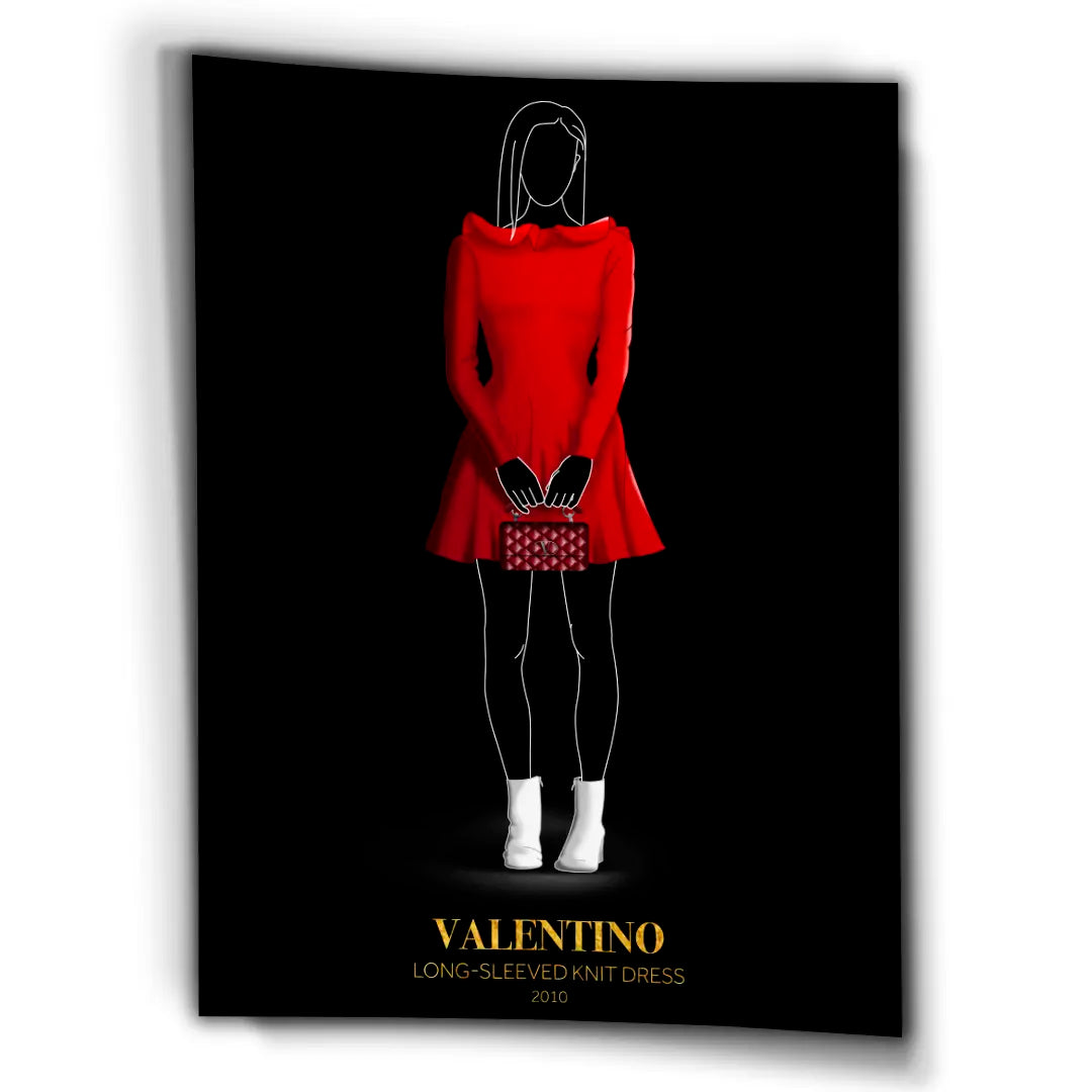 Valentino Ikoniczna Sukienka | Plakat