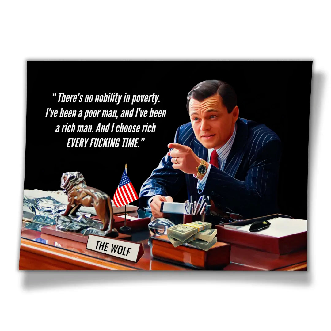 The Wolf - There Is No Nobility In Poverty | Plakat