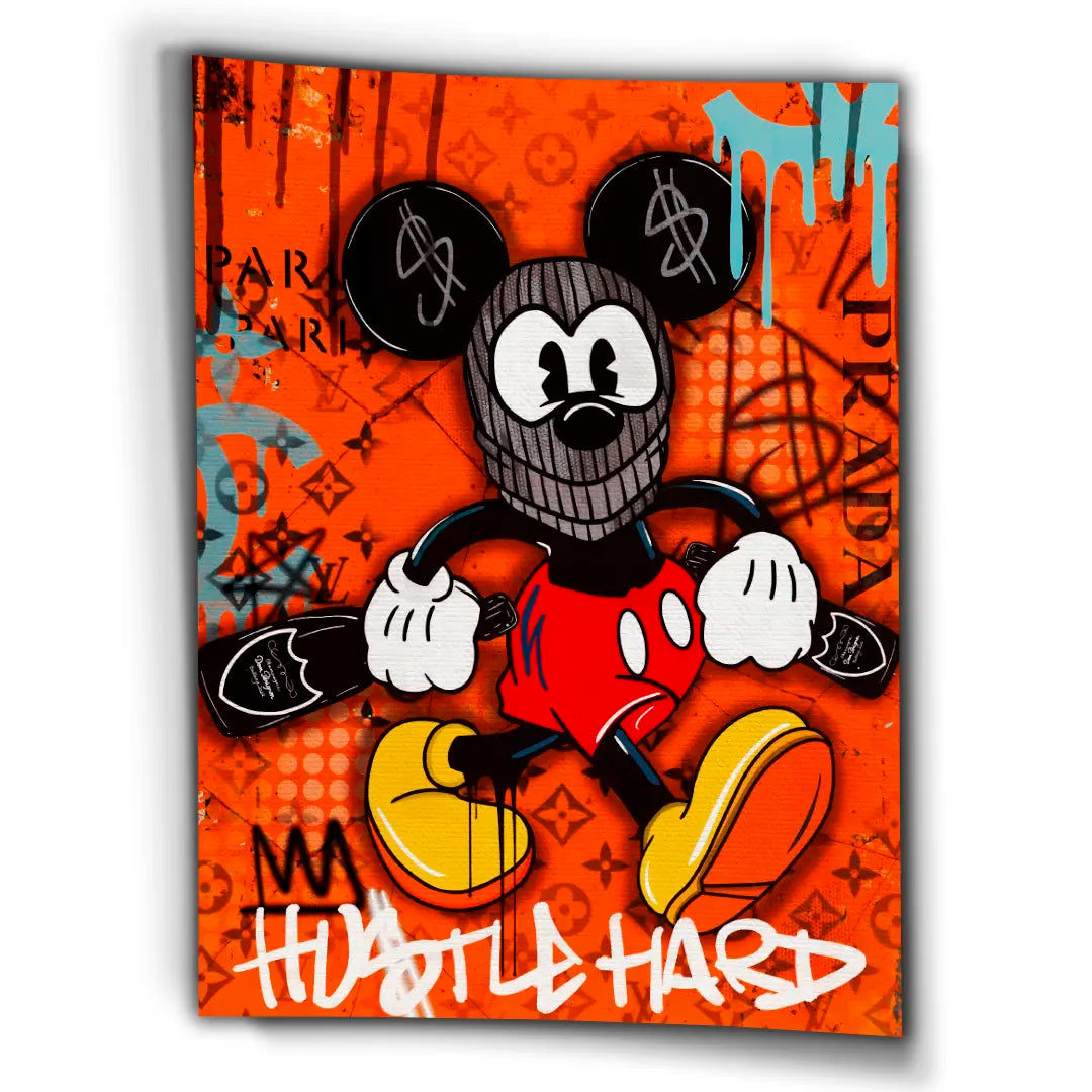 Hustle Hard Mickey | Plakat