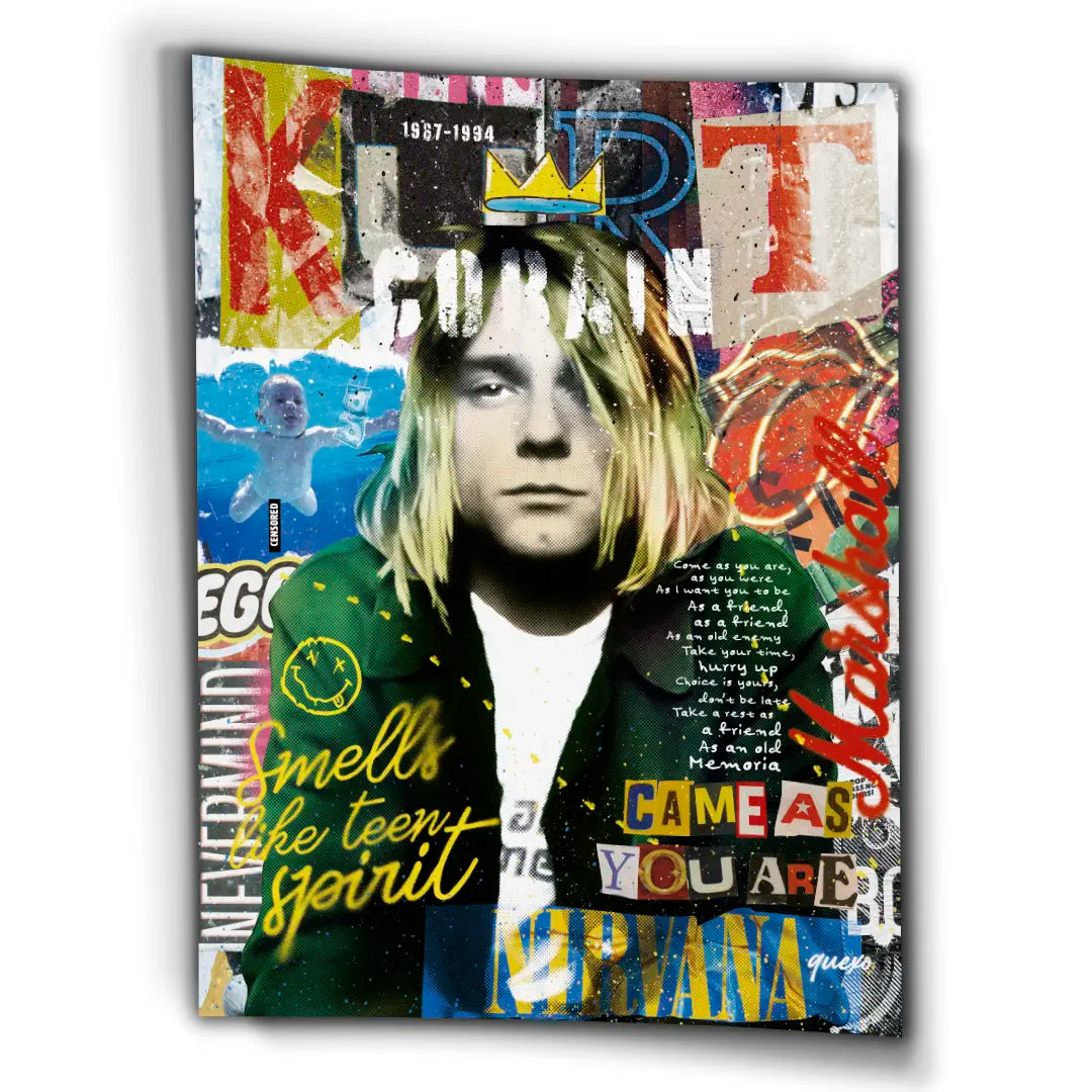 Kurt Cobain - Smells Like Teen Spirit | Plakat