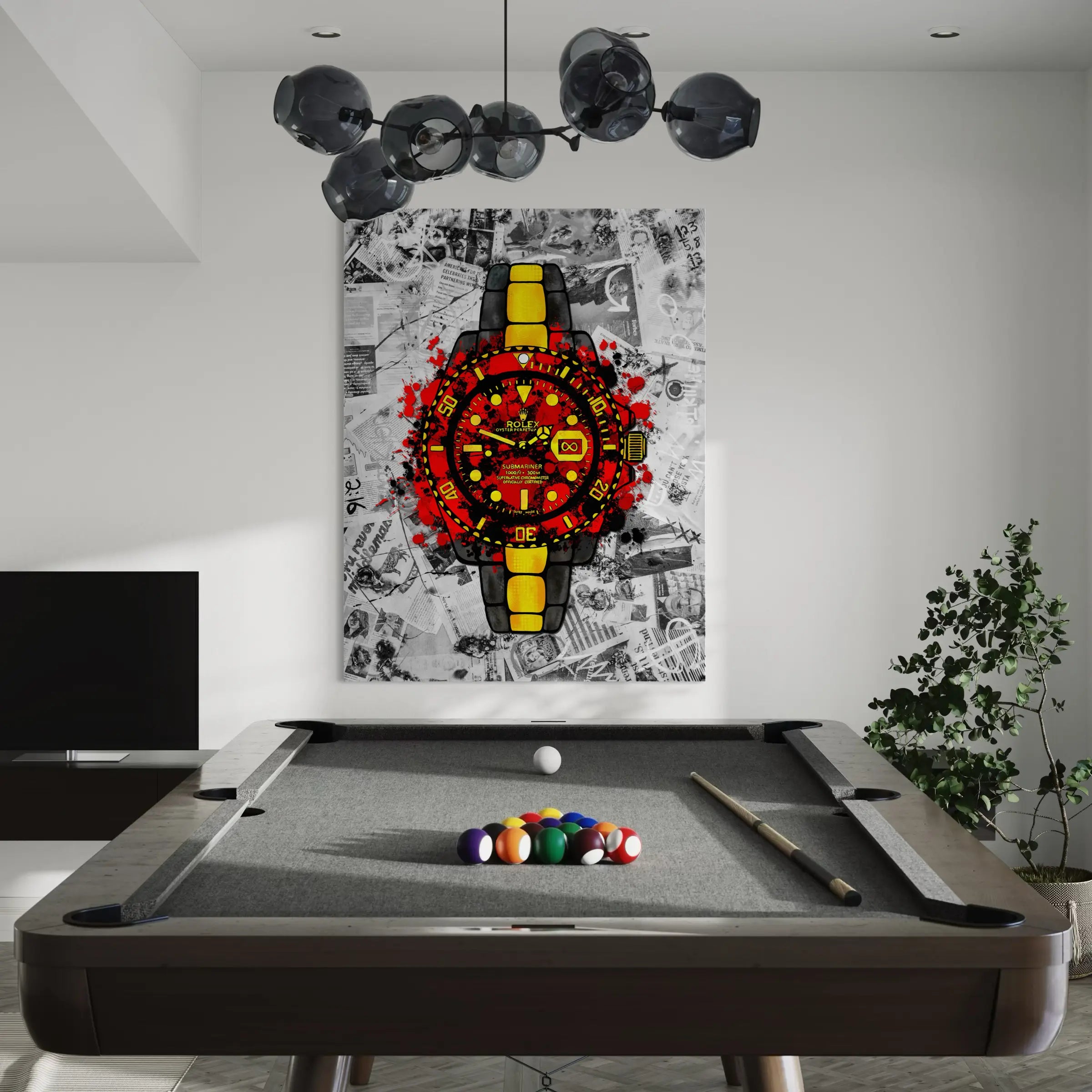 Submariner Czerwony | Plakat