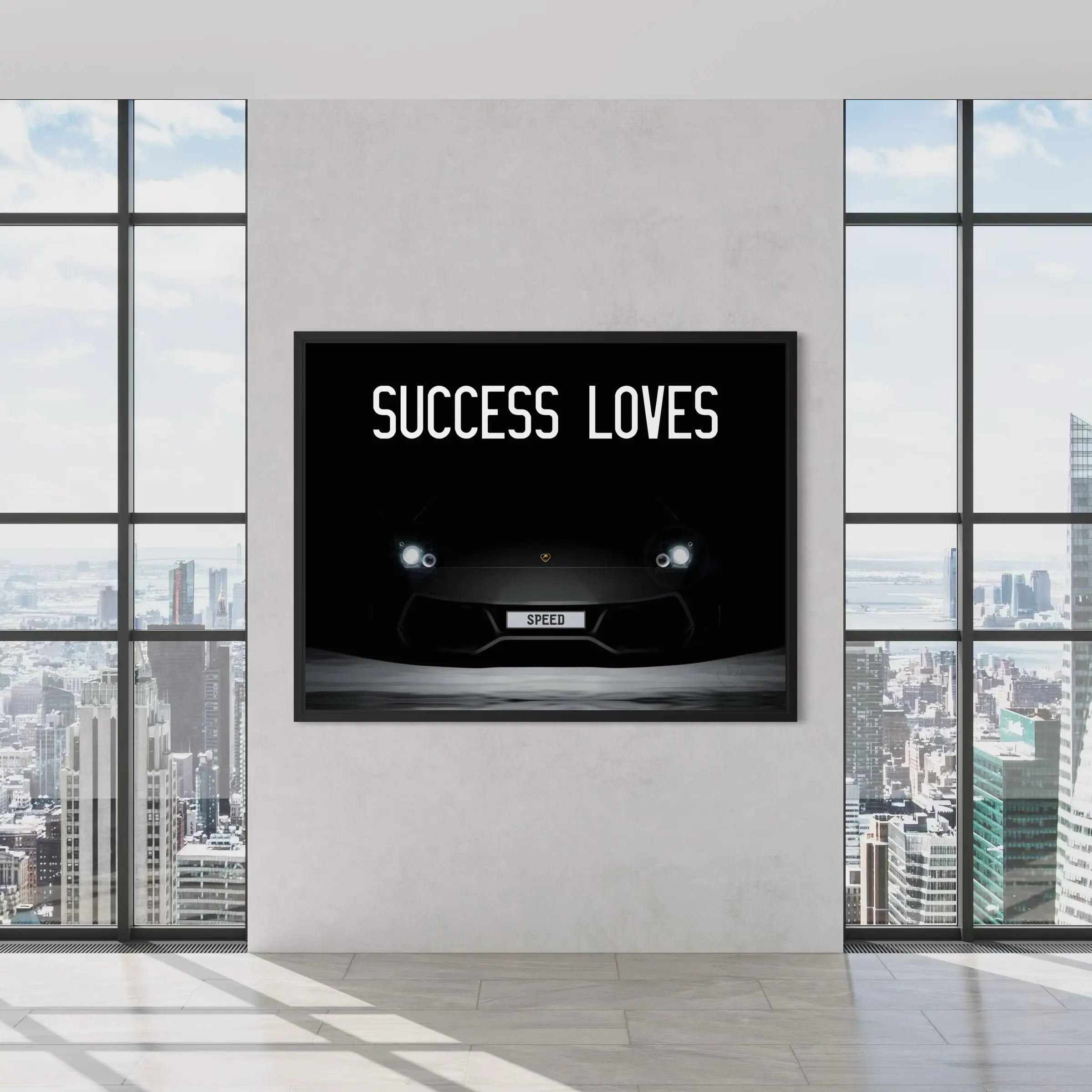 Success Loves Speed | Plakat