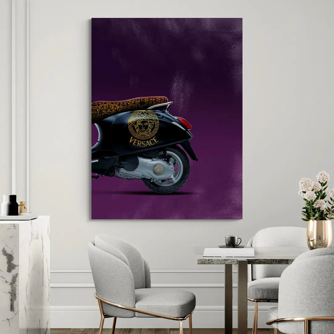 Vespa Versace Tył | Plakat