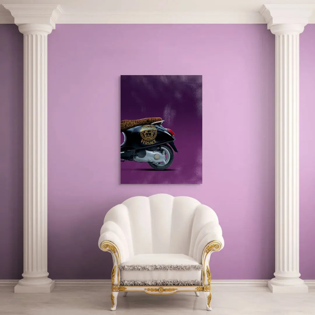 Vespa Versace Tył | Plakat