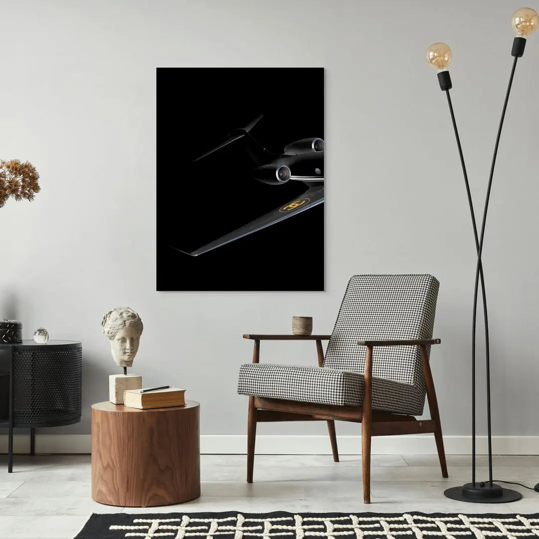 Chanel Prywatny Odrzutowiec Tył | Plakat