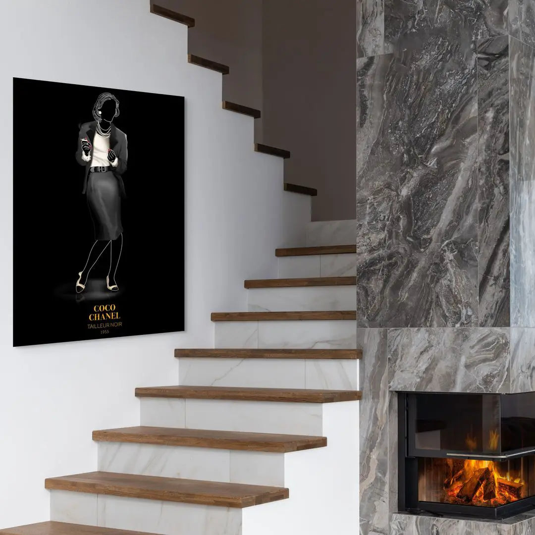 Coco Chanel Ikoniczna Sukienka | Plakat