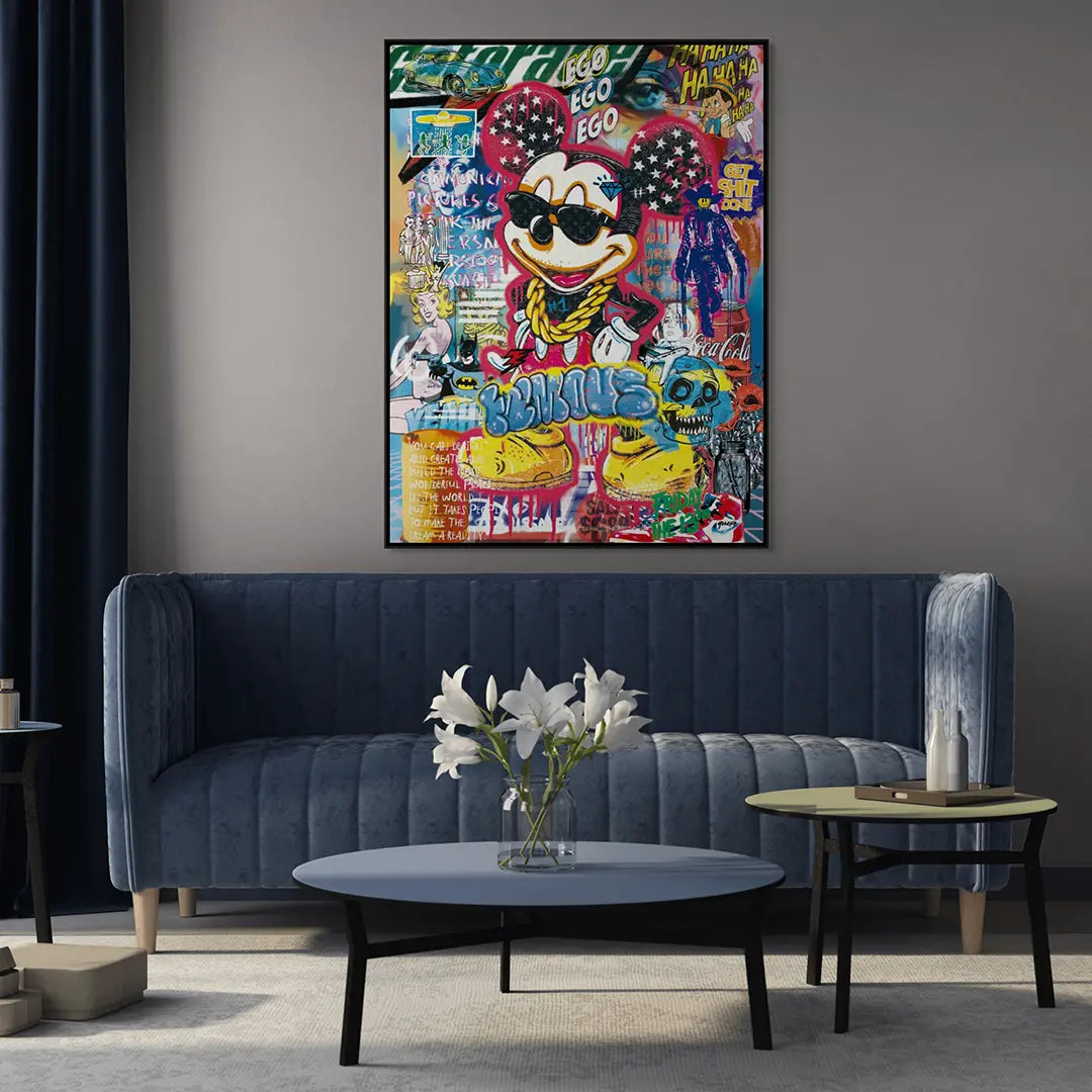 Mickey Gold Chain | Plakat