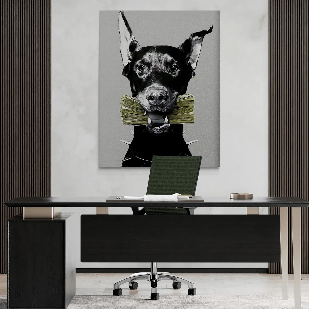 Cash Doberman | Obraz