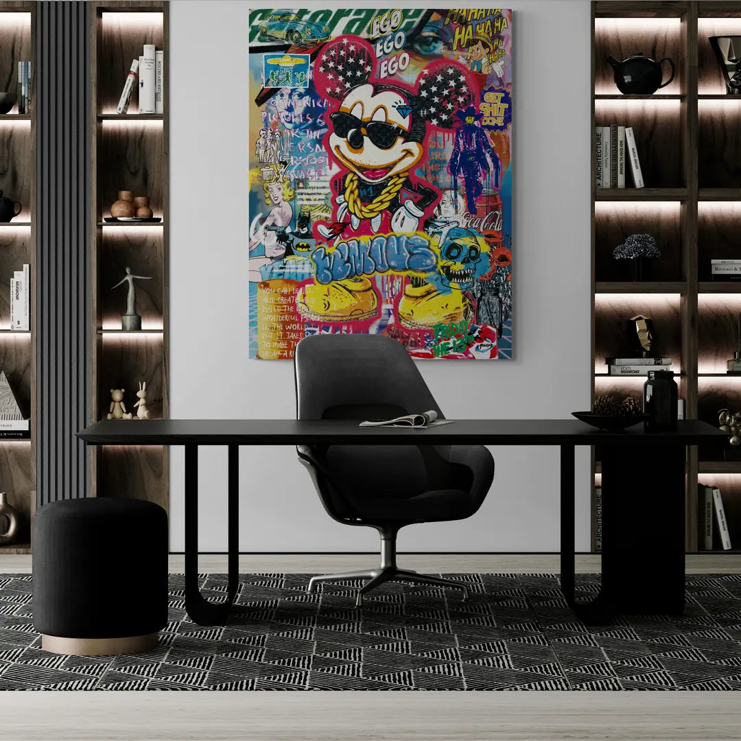 Mickey Gold Chain | Plakat