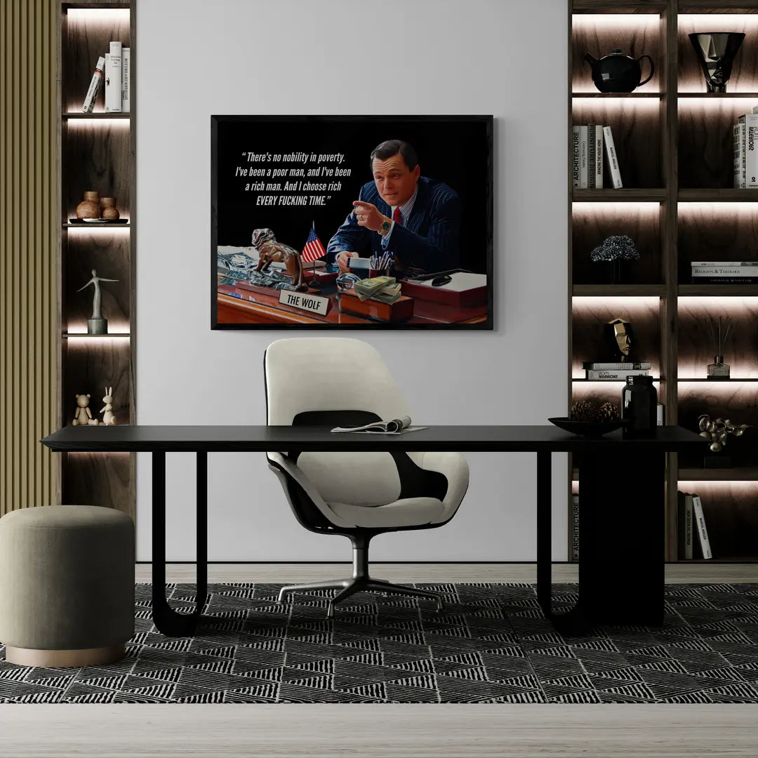 The Wolf - There Is No Nobility In Poverty | Plakat